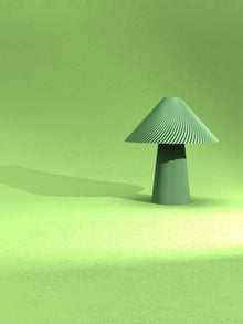 Fluted Mushroom Table Lamp