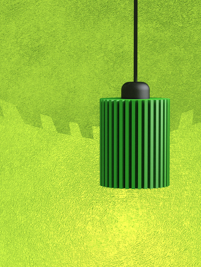 Rib Tube Pendant Light