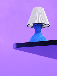 Faceted Base Table Lamp