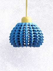 Spike Scale Pendant Light - 3D printed pendant light by Valence Objects