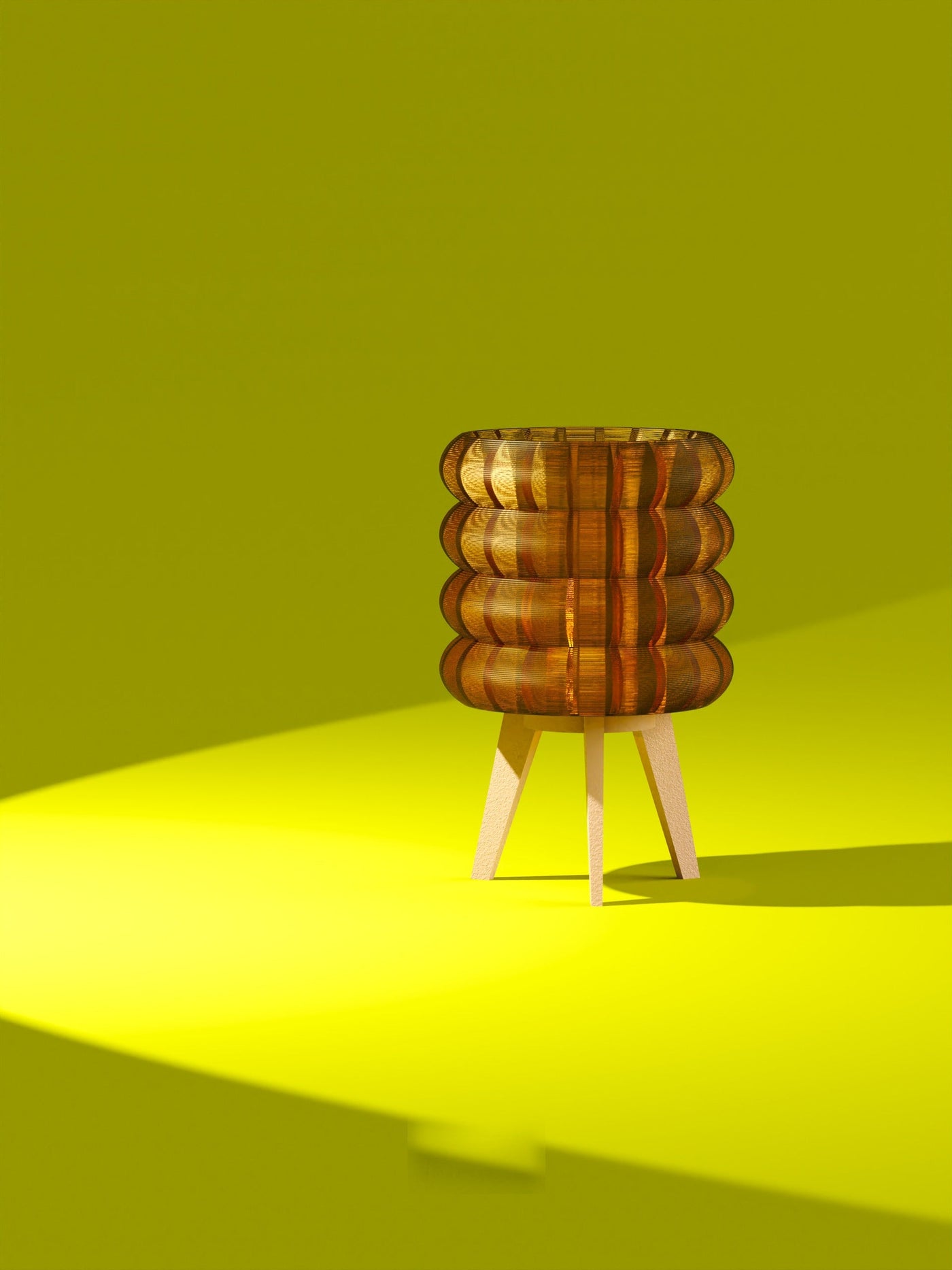 Tripod Rib Table Lamp