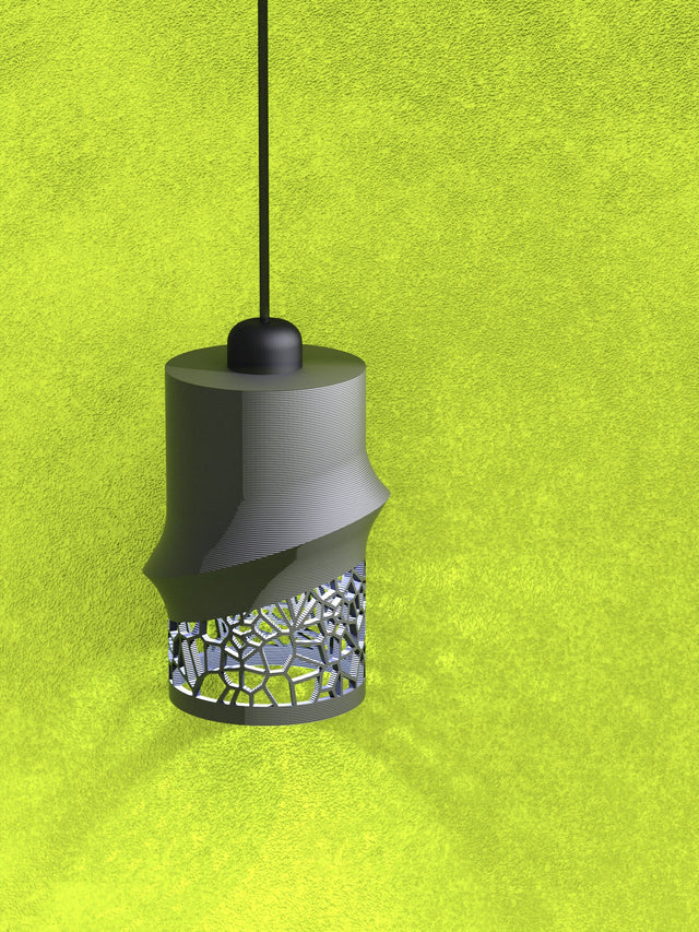 Mosaic Cylinder Pendant Light