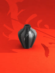 Twist Flame Vase - 3D printed vase by Valence Objects