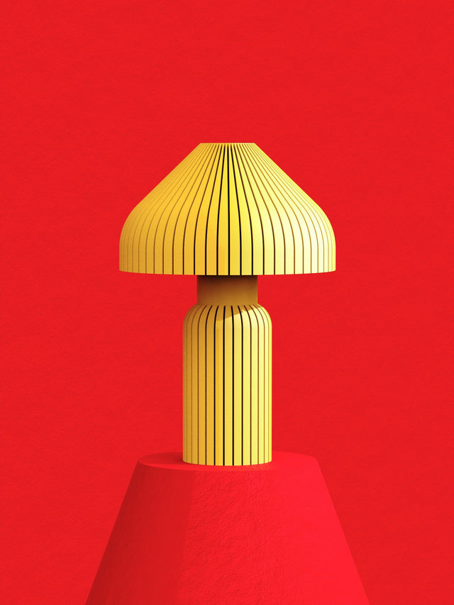 Rib Column Table Lamp