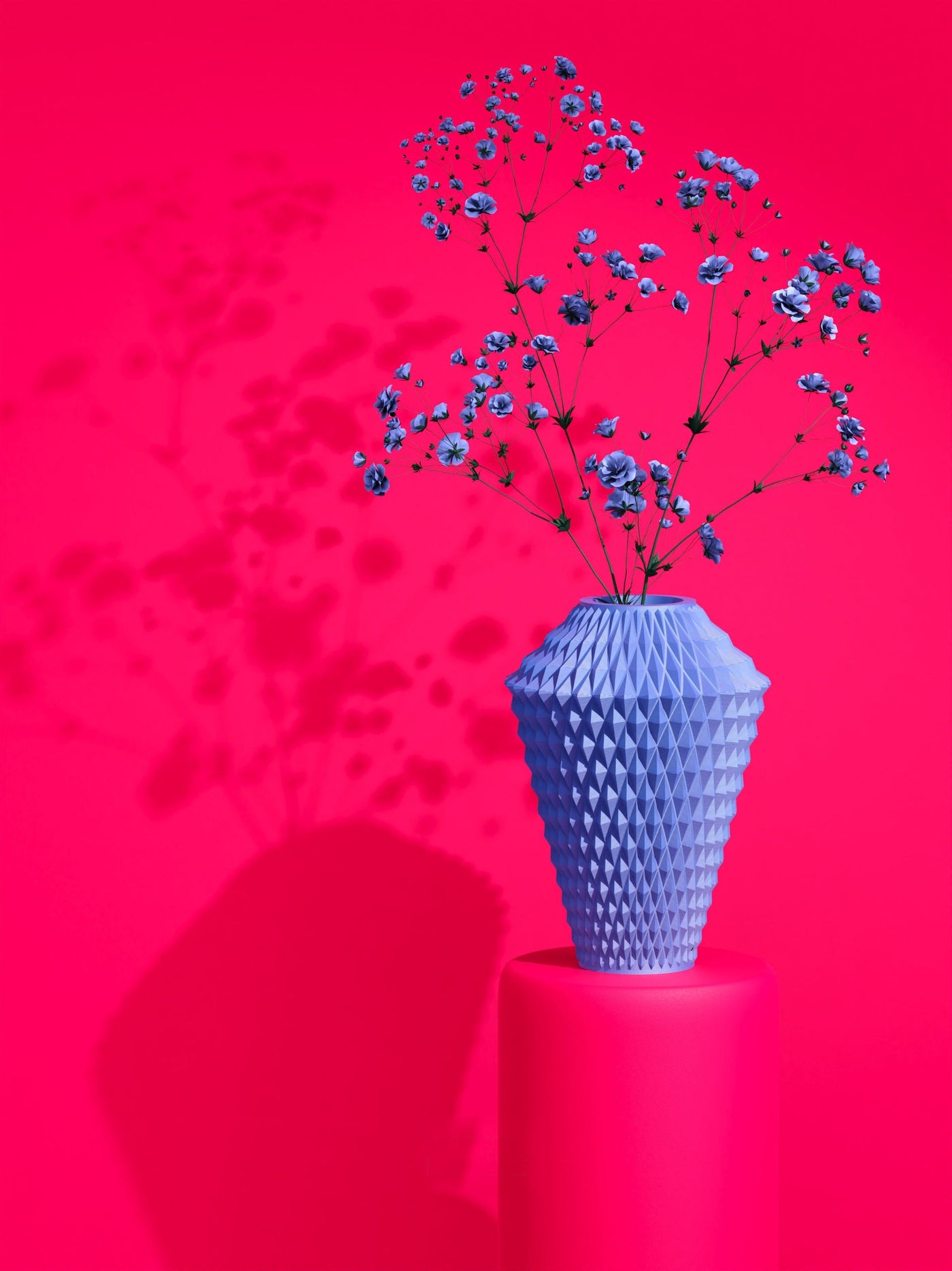 Facet Column Vase