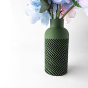 Herringbone Vase - 3D printed vase by Valence Objects