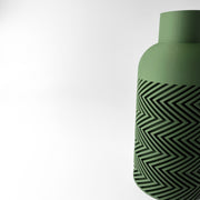 Herringbone Vase - 3D printed vase by Valence Objects
