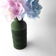 Herringbone Vase - 3D printed vase by Valence Objects