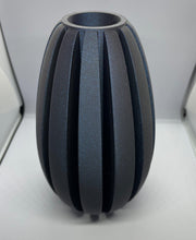 Fin Oval Vase - 3D printed vase by Valence Objects