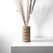 Dot Column Vase - 3D printed vase by Valence Objects