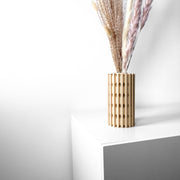 Dot Column Vase - 3D printed vase by Valence Objects
