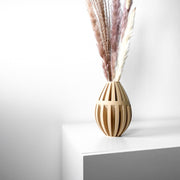 Rib Bud Vase - 3D printed vase by Valence Objects