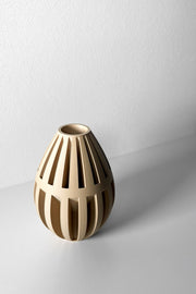 Rib Bud Vase - 3D printed vase by Valence Objects