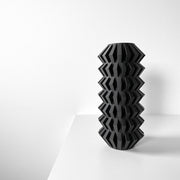 Zigzag Pleat Vase - 3D printed vase by Valence Objects