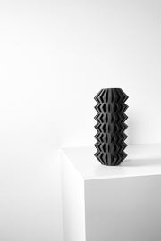 Zigzag Pleat Vase - 3D printed vase by Valence Objects