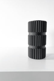 Pleat Stack Vase - 3D printed vase by Valence Objects