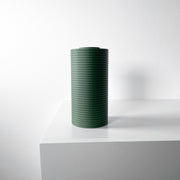 Micro Rib Vase - 3D printed vase by Valence Objects