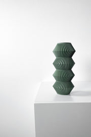 Zigzag Bud Vase - 3D printed vase by Valence Objects