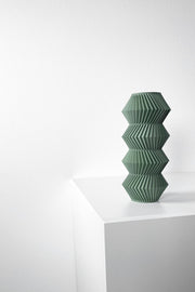Zigzag Bud Vase - 3D printed vase by Valence Objects