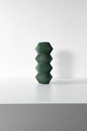 Zigzag Bud Vase - 3D printed vase by Valence Objects
