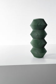 Zigzag Bud Vase - 3D printed vase by Valence Objects