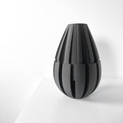 Slim Rib Vase - 3D printed vase by Valence Objects