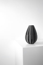 Slim Rib Vase - 3D printed vase by Valence Objects