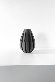 Slim Rib Vase - 3D printed vase by Valence Objects