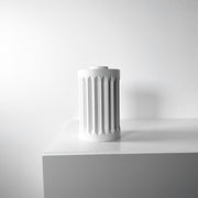 Fluted Column Vase - 3D printed vase by Valence Objects