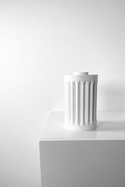 Fluted Column Vase - 3D printed vase by Valence Objects