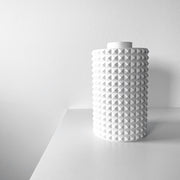 Bubble Dot Vase - 3D printed vase by Valence Objects