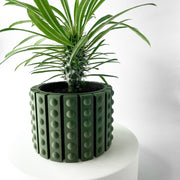 Dot Stud Planter - 3D printed planter by Valence Objects