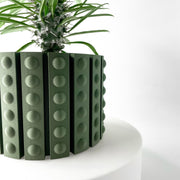 Dot Stud Planter - 3D printed planter by Valence Objects