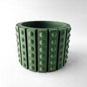 Dot Stud Planter - 3D printed planter by Valence Objects
