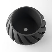 Chevron Bowl Planter - 3D printed planter by Valence Objects