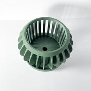 Slot Sphere Orchid Planter - 3D printed planter by Valence Objects