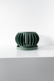 Slot Sphere Orchid Planter - 3D printed planter by Valence Objects