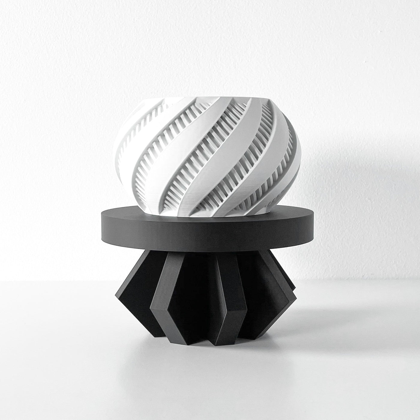 Faceted Plinth Plant Stand