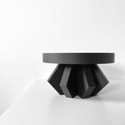 Faceted Plinth Plant Stand - 3D printed planter by Valence Objects