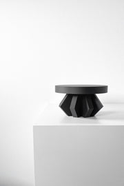 Faceted Plinth Plant Stand - 3D printed planter by Valence Objects