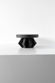 Faceted Plinth Plant Stand - 3D printed planter by Valence Objects