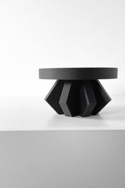 Faceted Plinth Plant Stand - 3D printed planter by Valence Objects