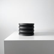 Stacked Rib Planter - 3D printed planter by Valence Objects