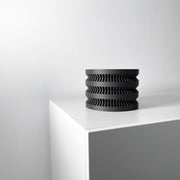 Stacked Rib Planter - 3D printed planter by Valence Objects