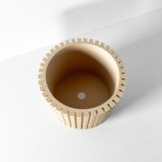 Corrugated Column Planter - 3D printed planter by Valence Objects