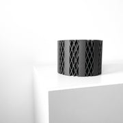 Diamond Net Planter - 3D printed planter by Valence Objects