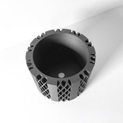 Diamond Net Planter - 3D printed planter by Valence Objects