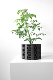 Diamond Net Planter - 3D printed planter by Valence Objects