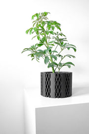 Diamond Net Planter - 3D printed planter by Valence Objects