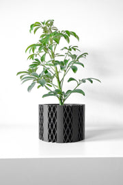 Diamond Net Planter - 3D printed planter by Valence Objects